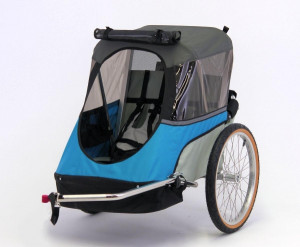 Wike-Junior-Bicycle-Trailer-blue-gray-open